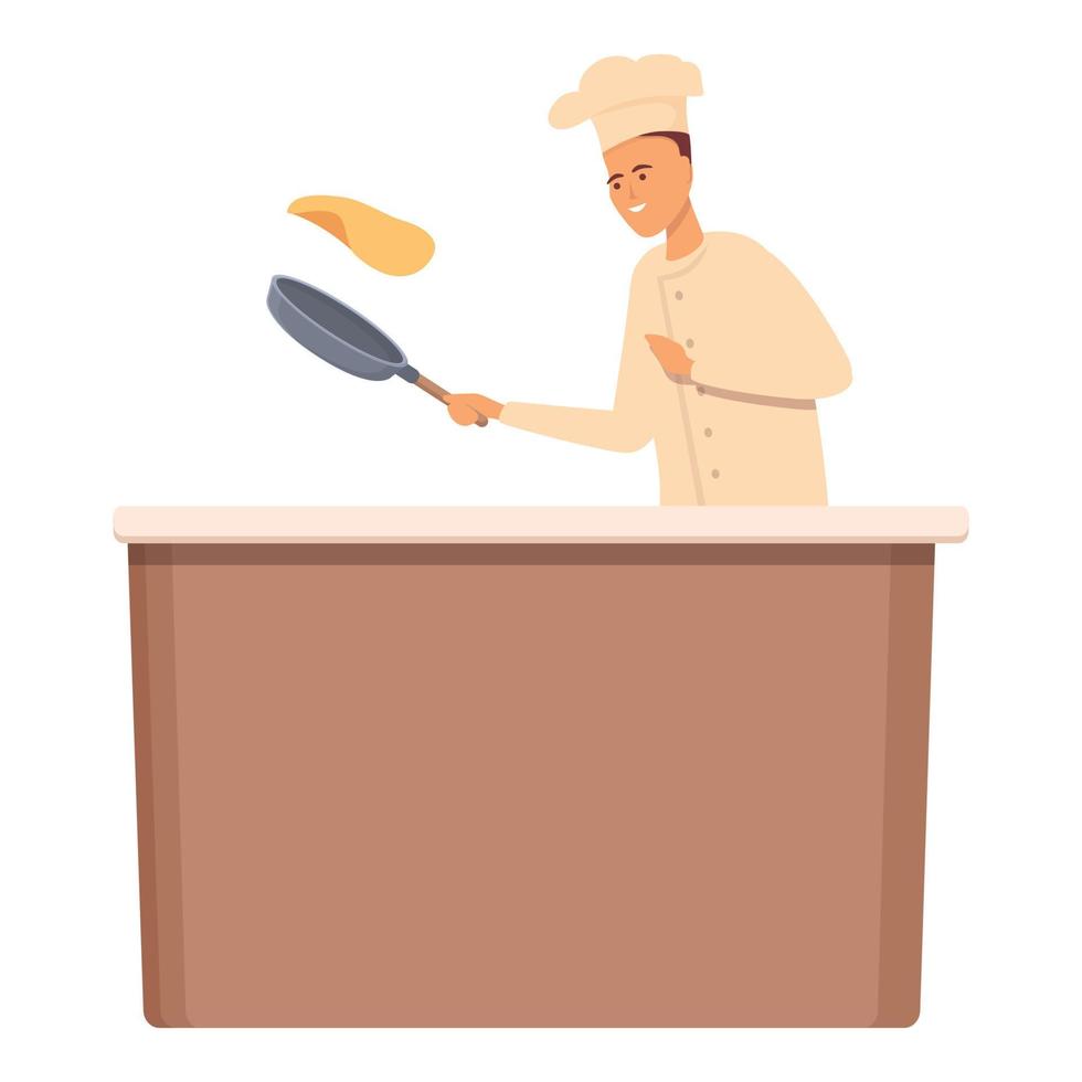 Cooking icon cartoon vector. Online food vector