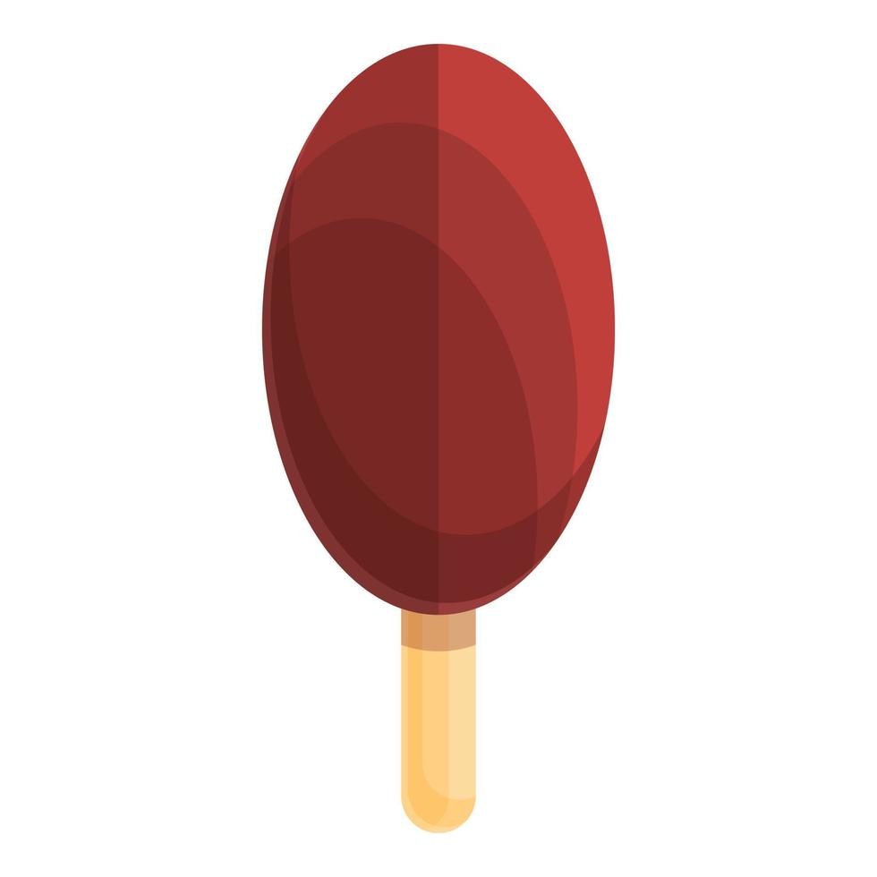 icono de helado de leche esquimal, estilo de dibujos animados vector