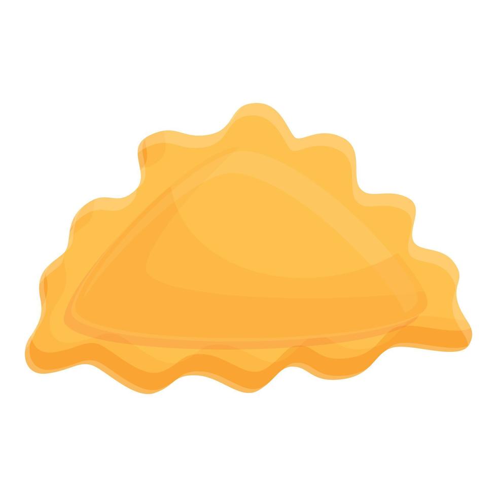 Vegan Ravioli icon, cartoon style vector