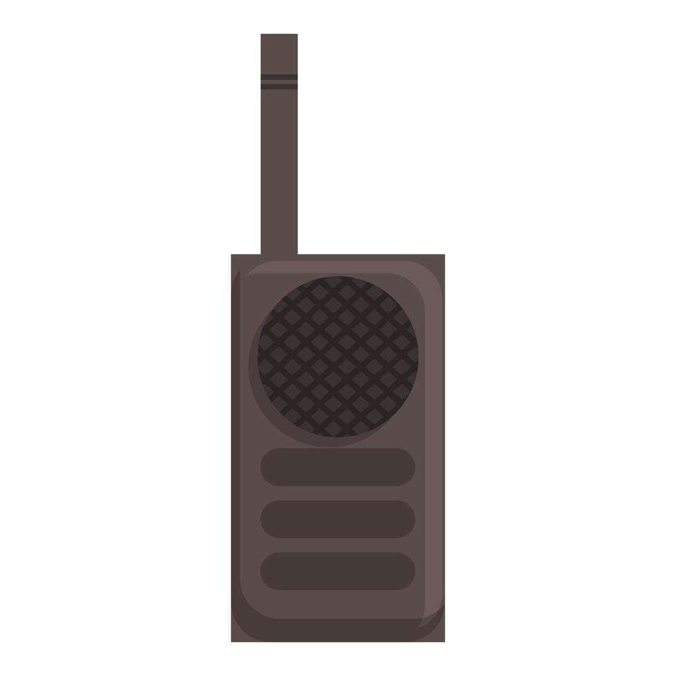 vector de dibujos animados de icono de walkie talkie. transceptor de radio