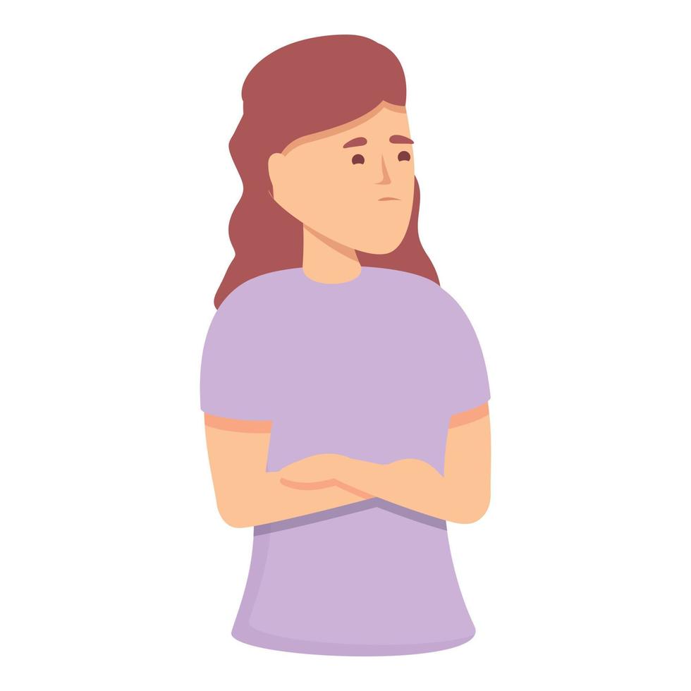 Menopause hurt icon cartoon vector. Female health vector