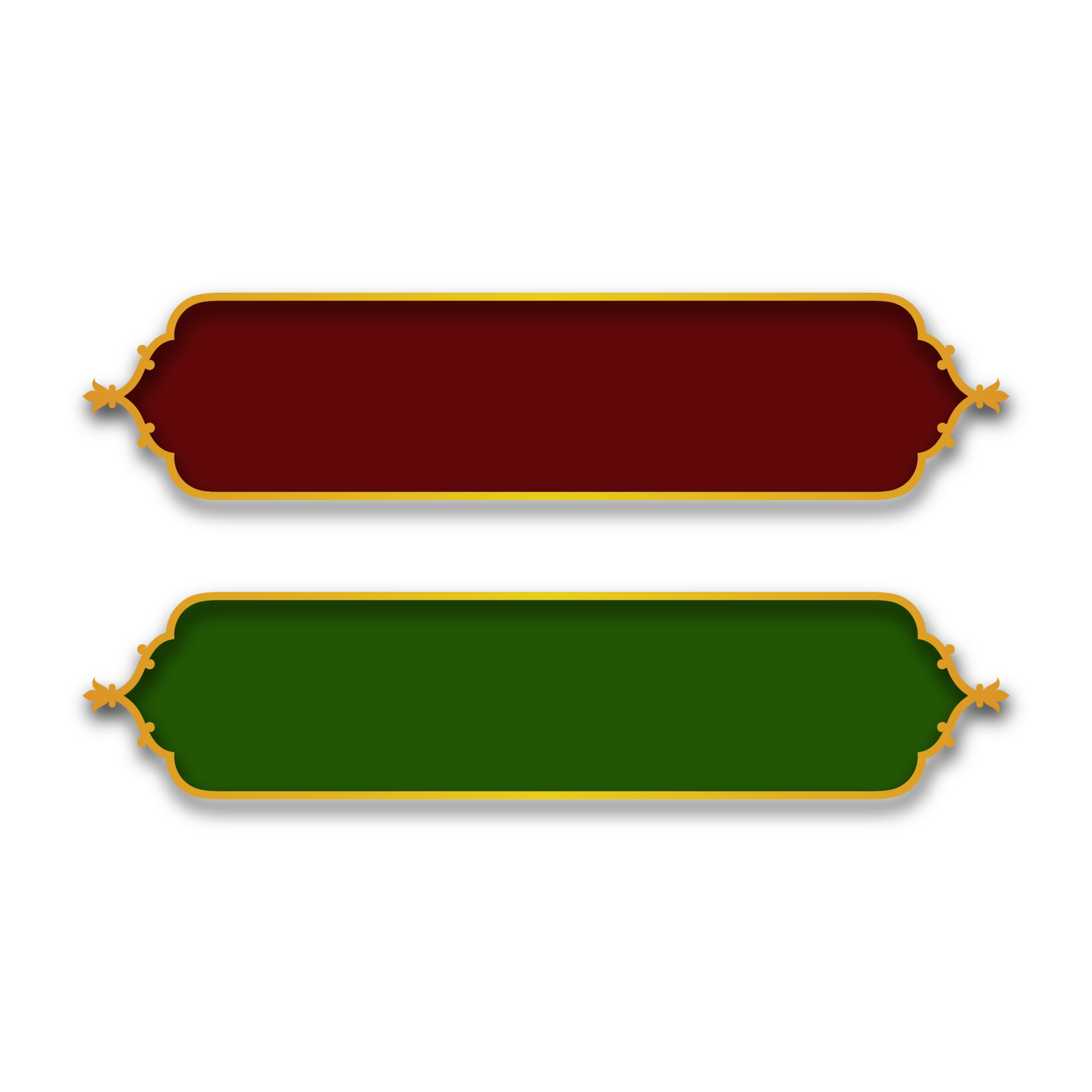 Red And Green Islamic Banner Set With Frame Border 14340231 PNG red-and-green-islamic-banner-set-with-frame-border-14340231-png