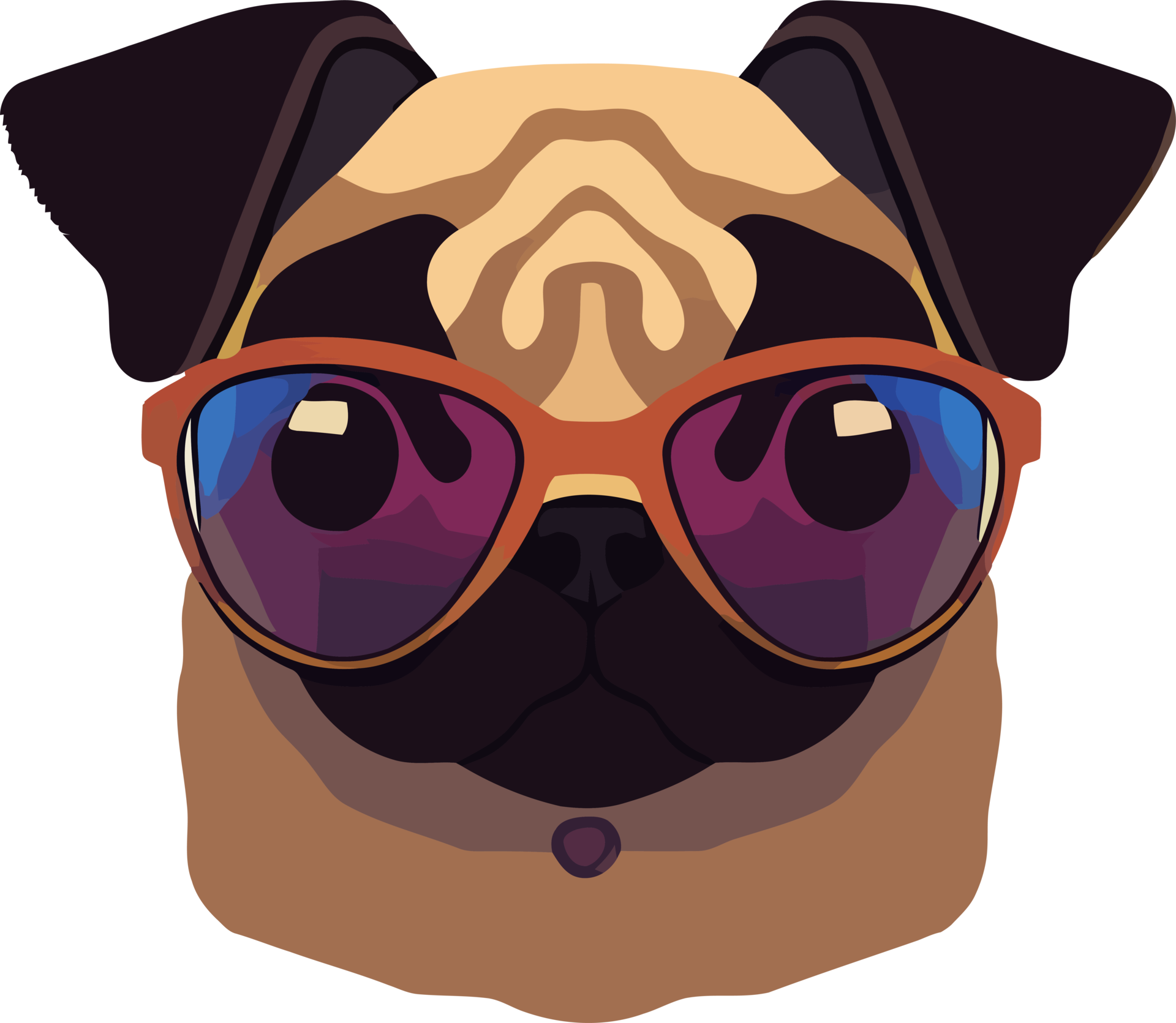 https://static.vecteezy.com/system/resources/previews/014/340/242/original/illustration-graphic-of-pug-wearing-sunglasses-isolated-good-for-logo-icon-mascot-print-or-customize-your-design-png.png