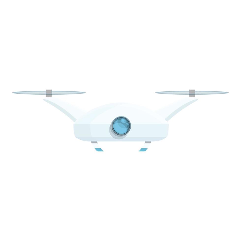 Drone technology hover icon, cartoon style vector