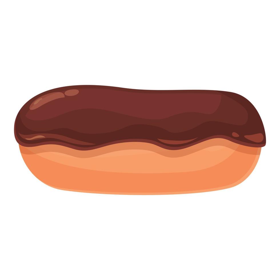 vector de dibujos animados de icono de caramelo de chocolate. trozo de cacao