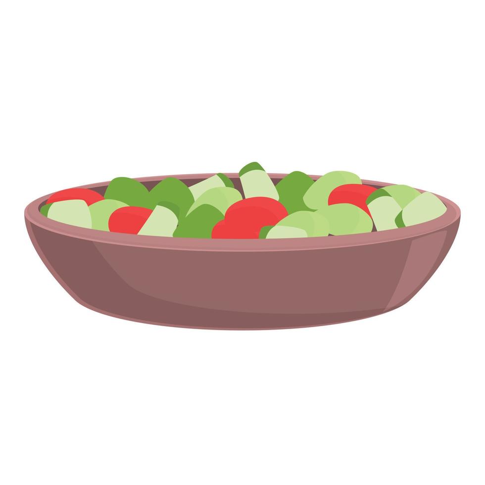 icono de ensalada de azerbaiyán vector de dibujos animados. comida armenia