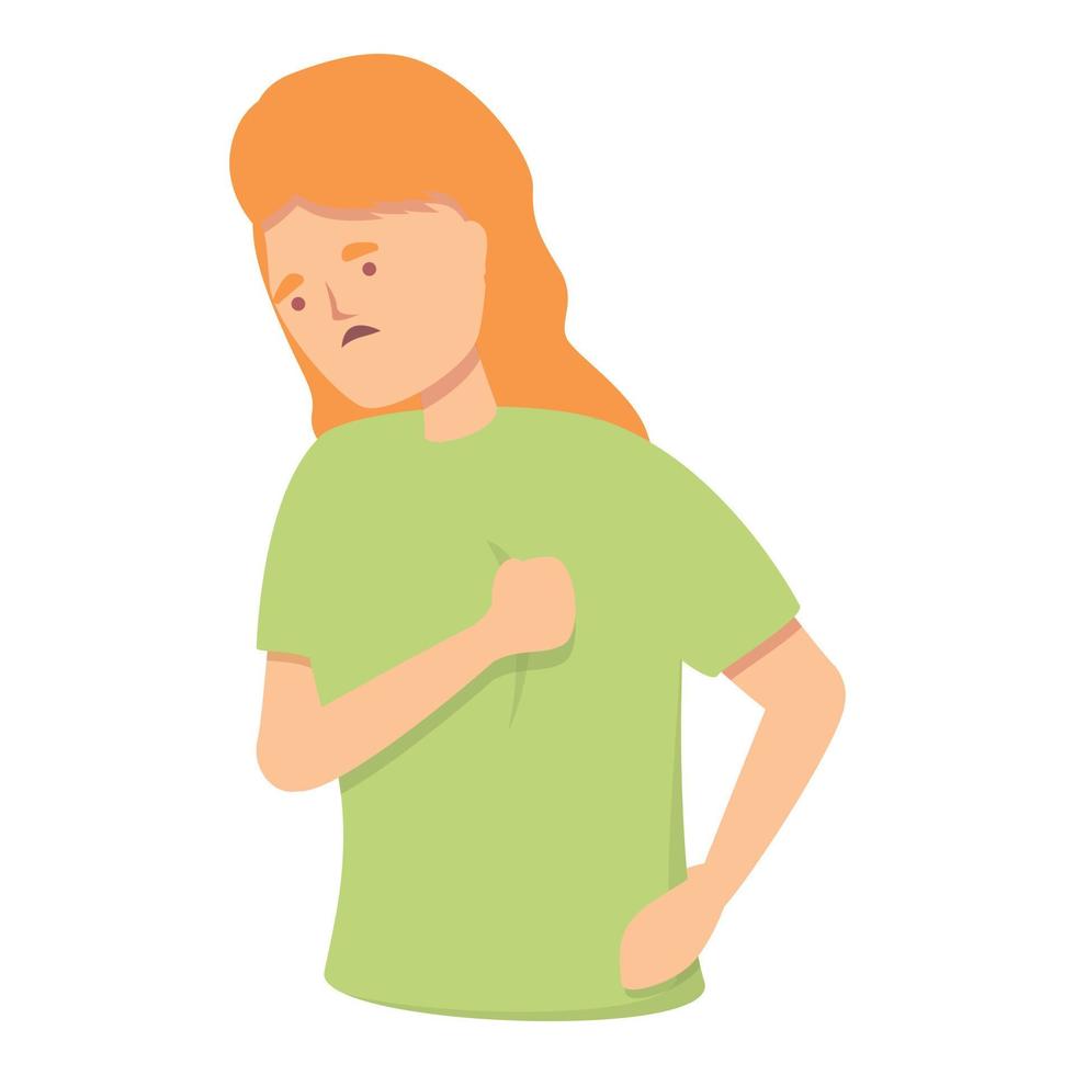 vector de dibujos animados de icono de fertilidad de menopausia. salud de la mujer