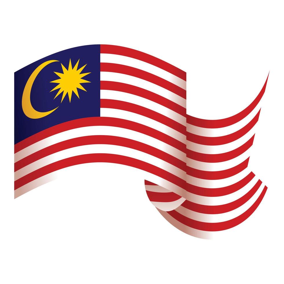 Country day icon cartoon vector. Malaysia flag vector