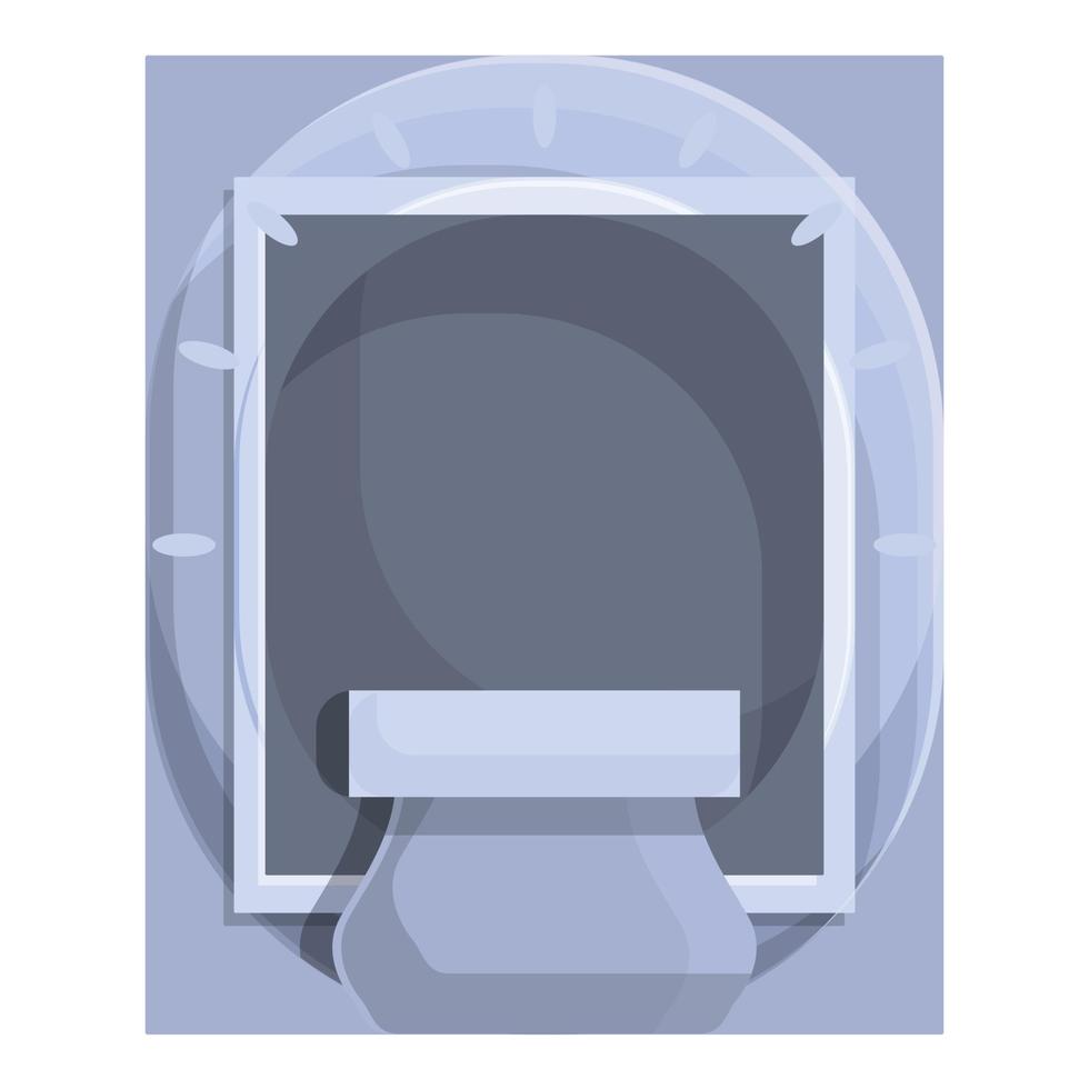 Mri scanner icon cartoon vector. Scan machine vector