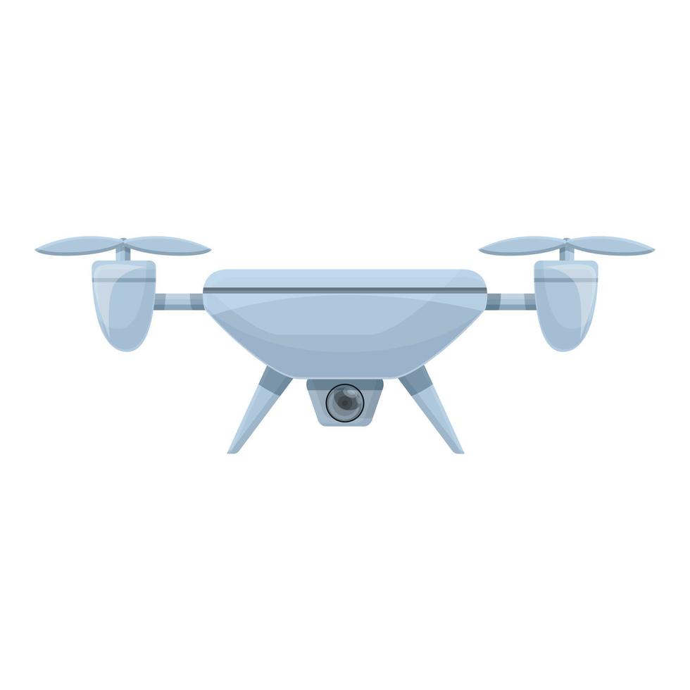 Run drone icon cartoon vector. Camera control vector