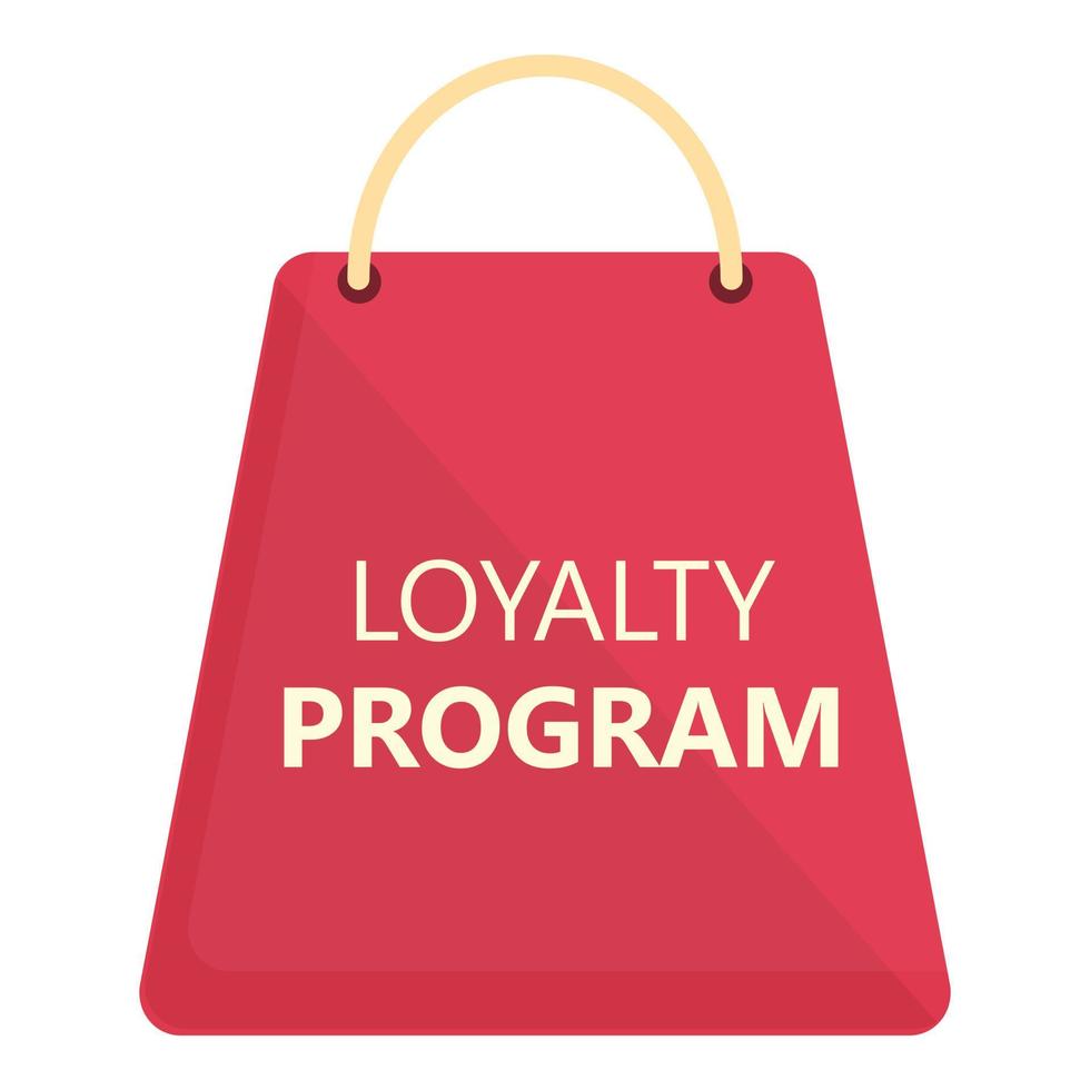 Loyalty program service icon cartoon vector. Customer card vector