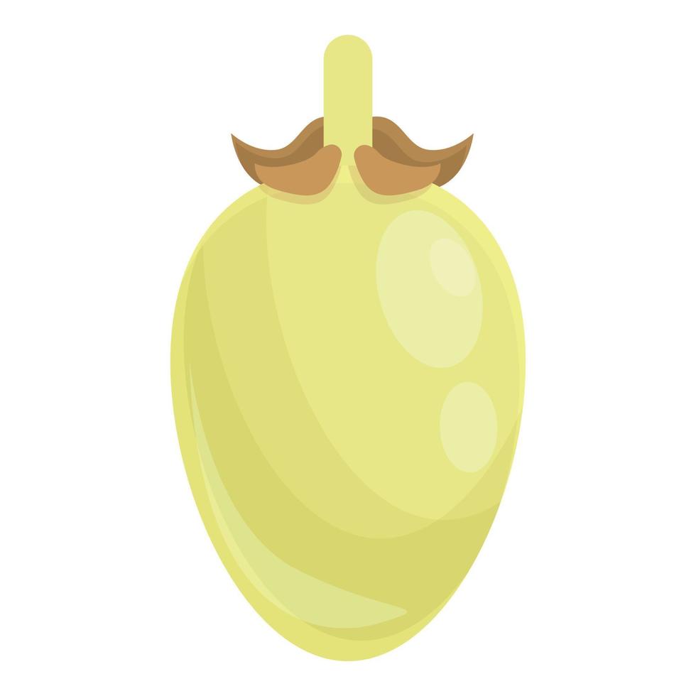Adansonia fruit icon, cartoon style vector