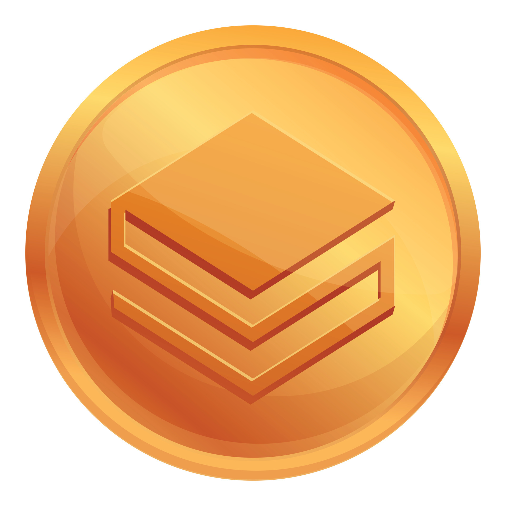 New world cryptocurrency icon, cartoon style 14341027 Vector Art at ...