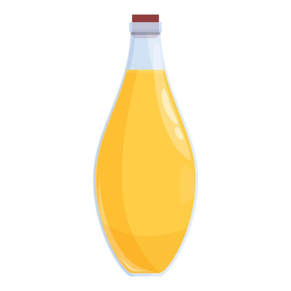 vector de dibujos animados de icono de jarra de aceite de oliva. botella de comida