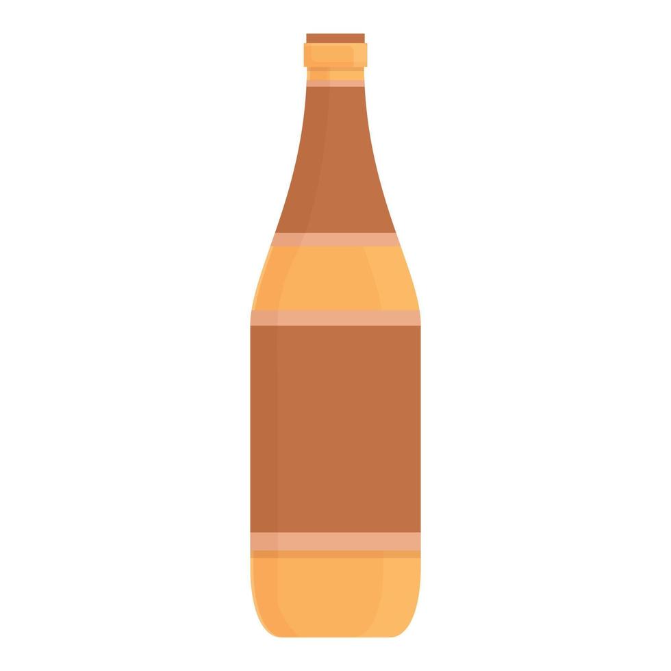 Beer bottle icon cartoon vector. Czech republic vector