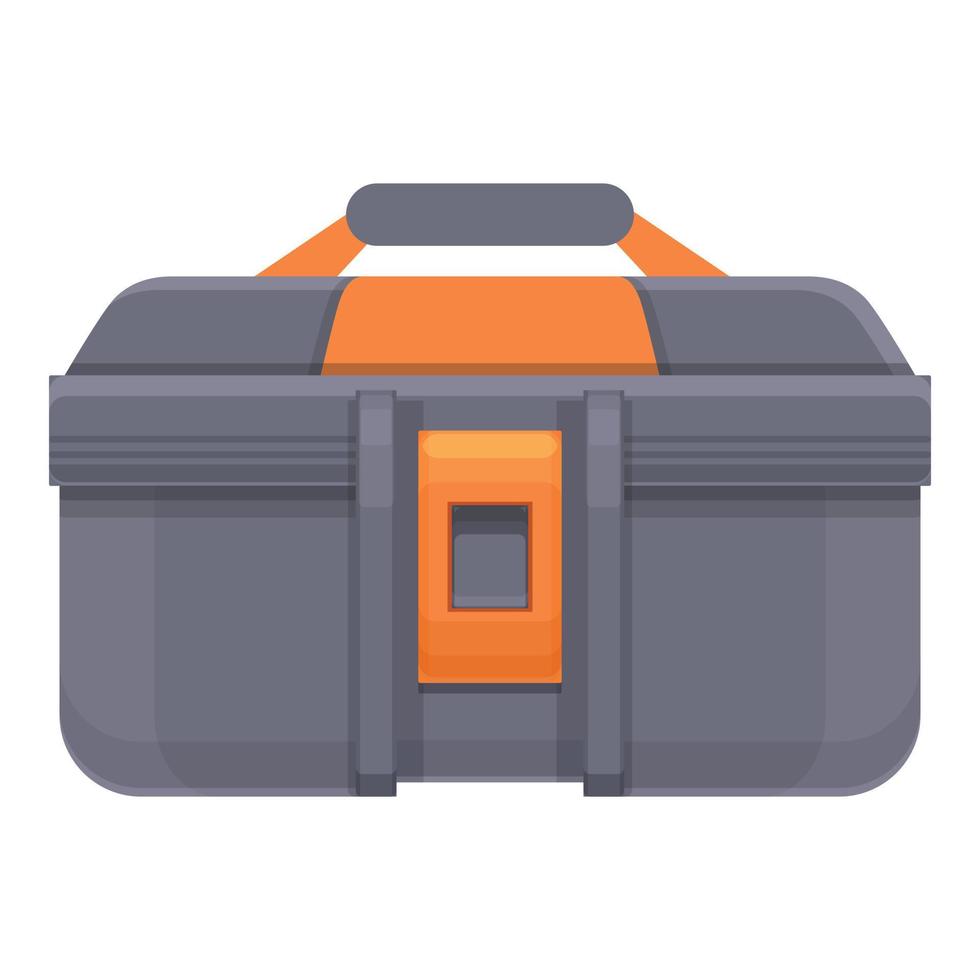 vector de dibujos animados de icono de caja de construcción. caja de herramientas