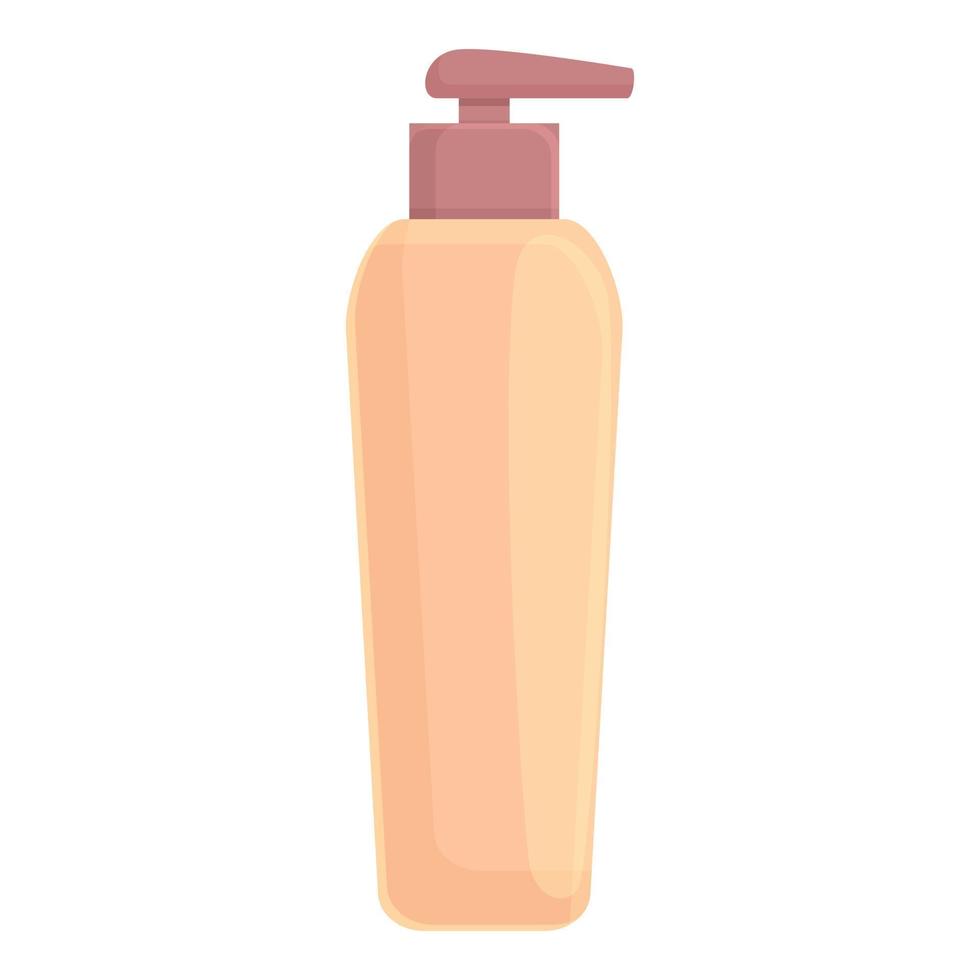 Shampoo dispenser icon cartoon vector. Cosmetic bottle vector