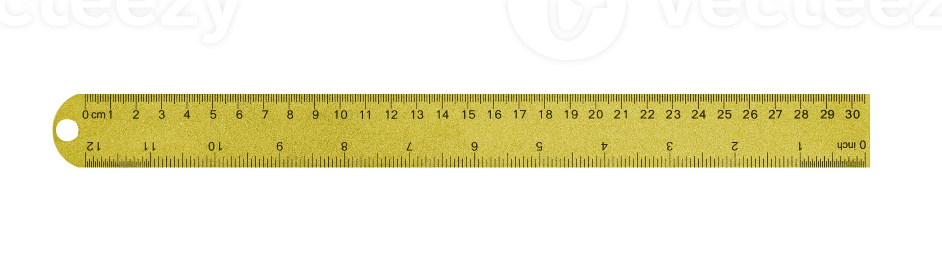 yellow ruler isolated png