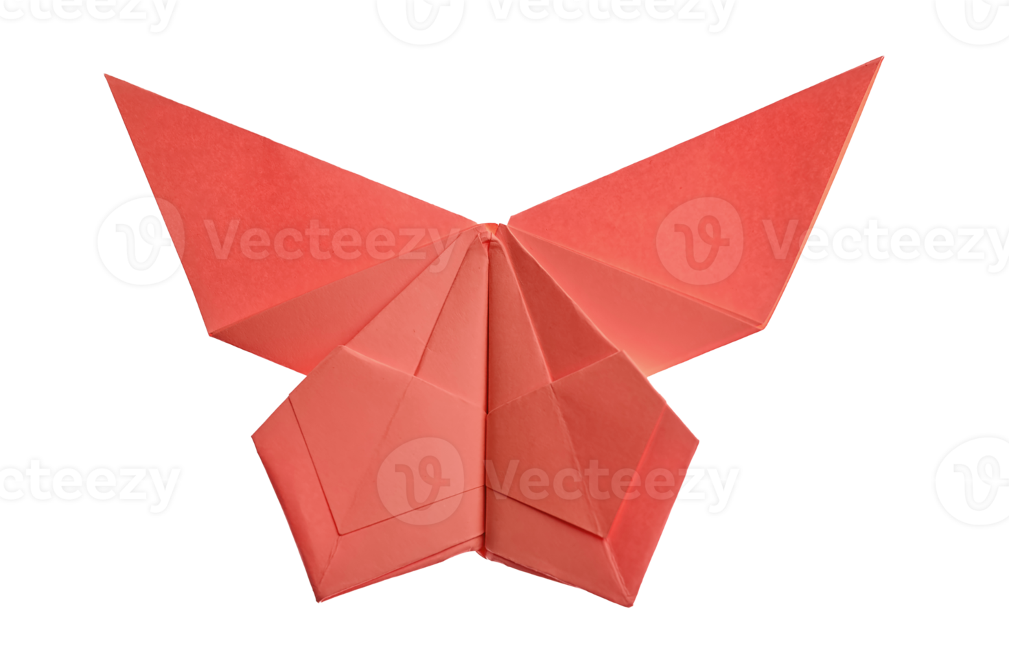 red butterfly origami png