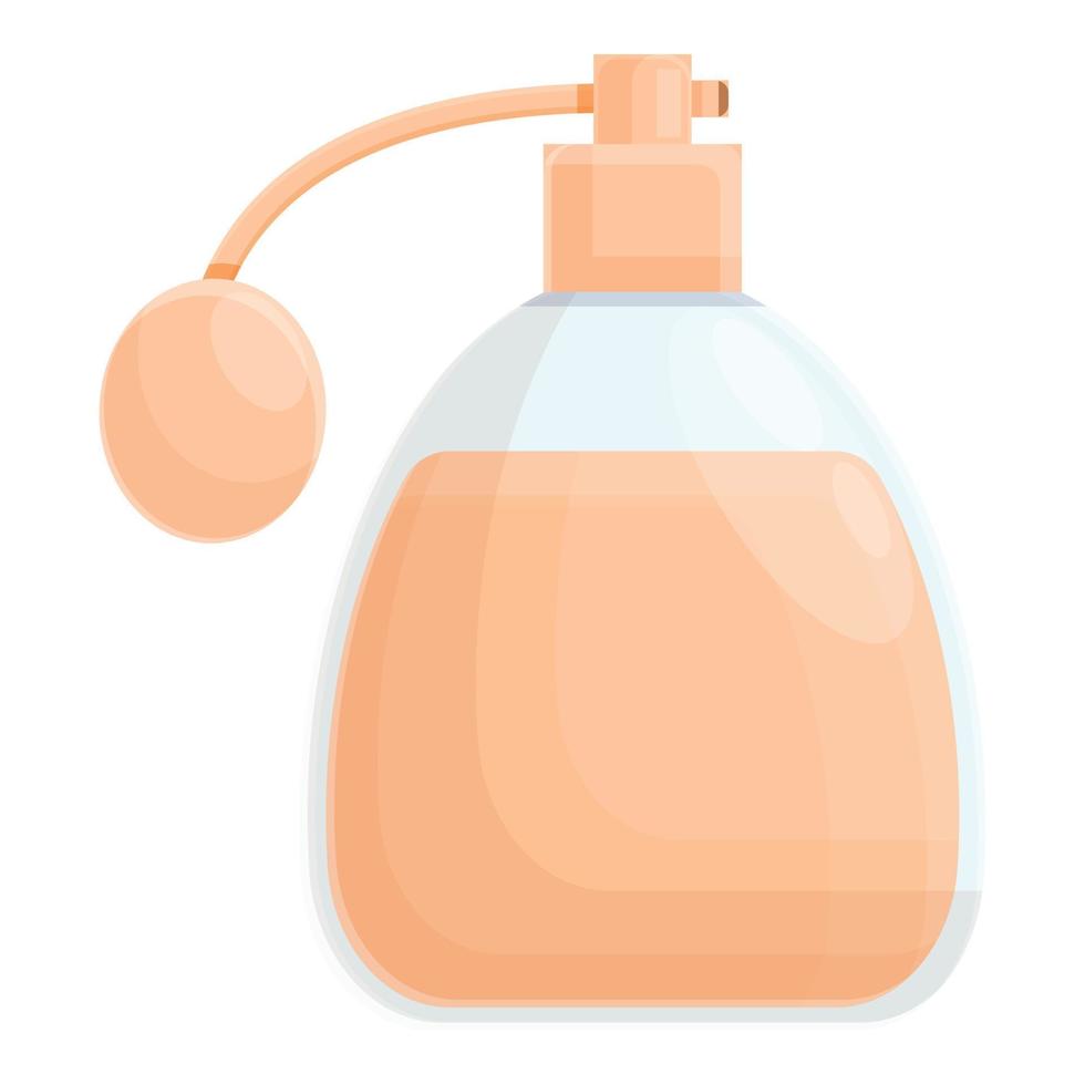 Perfume bottle icon cartoon vector. Spray fragrance vector