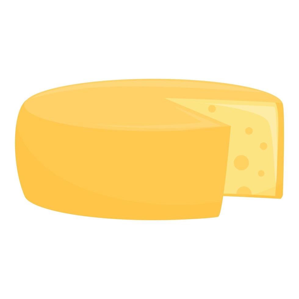 Milk cheese icon cartoon vector. Cream product vector