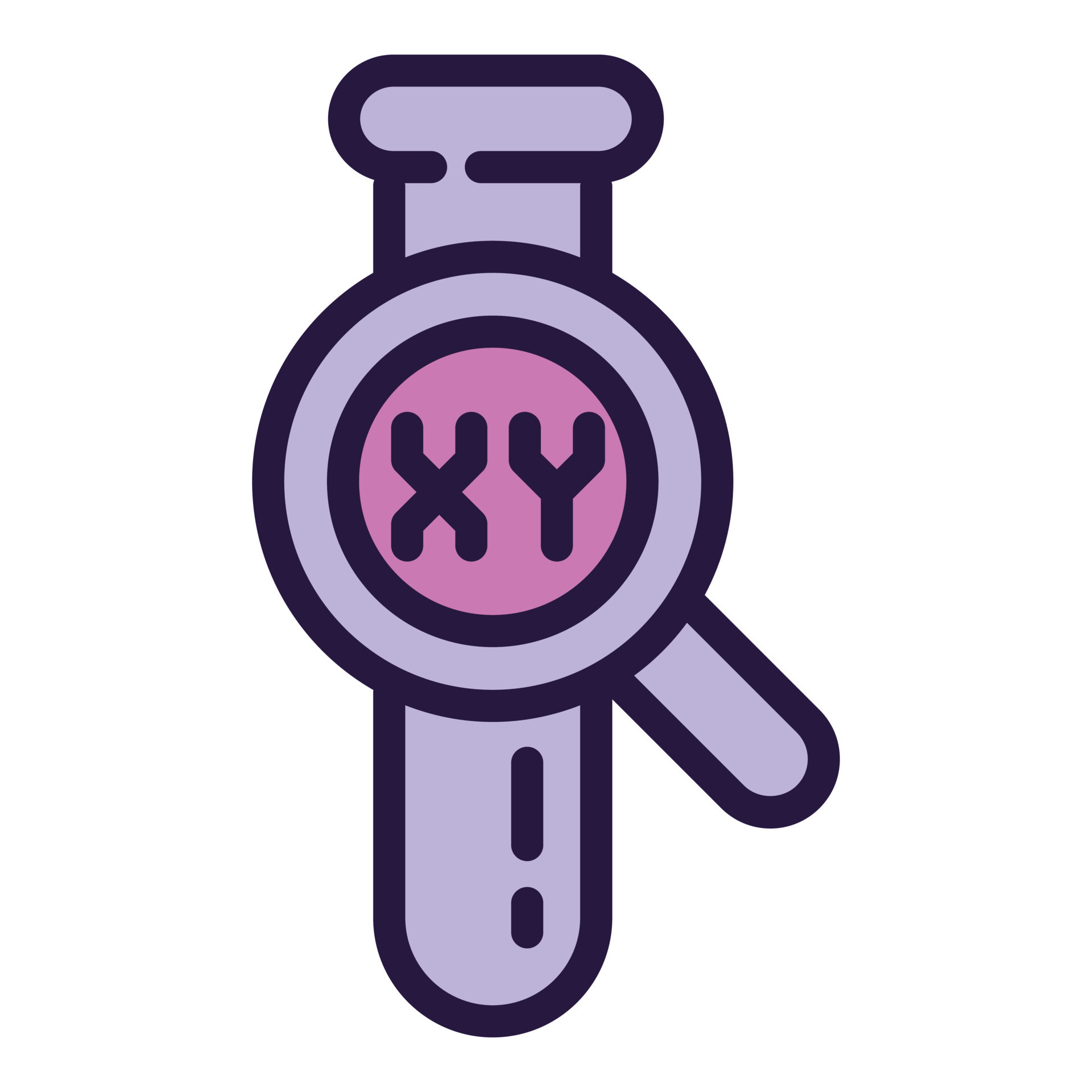 Xy Test Tube Icon Outline Vector Genetic Dna Vector Art At Vecteezy