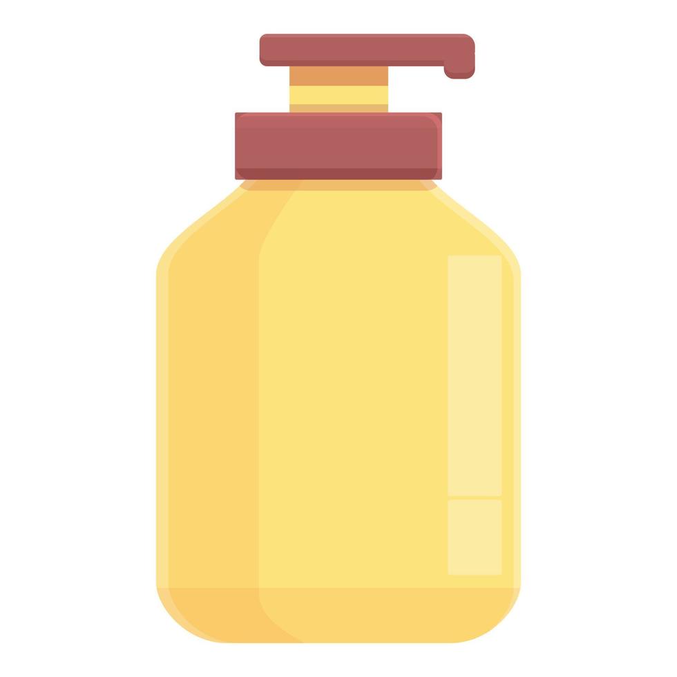 Soap dispenser icon cartoon vector. Aroma footcare vector