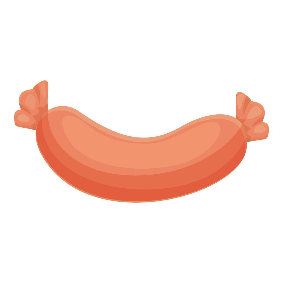 Sausage icon cartoon vector. Grill meat vector