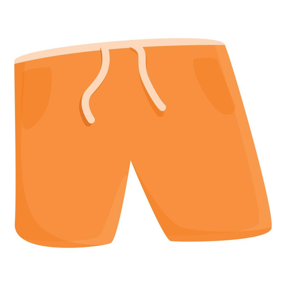 pantalones cortos para icono de donación, estilo de dibujos animados vector