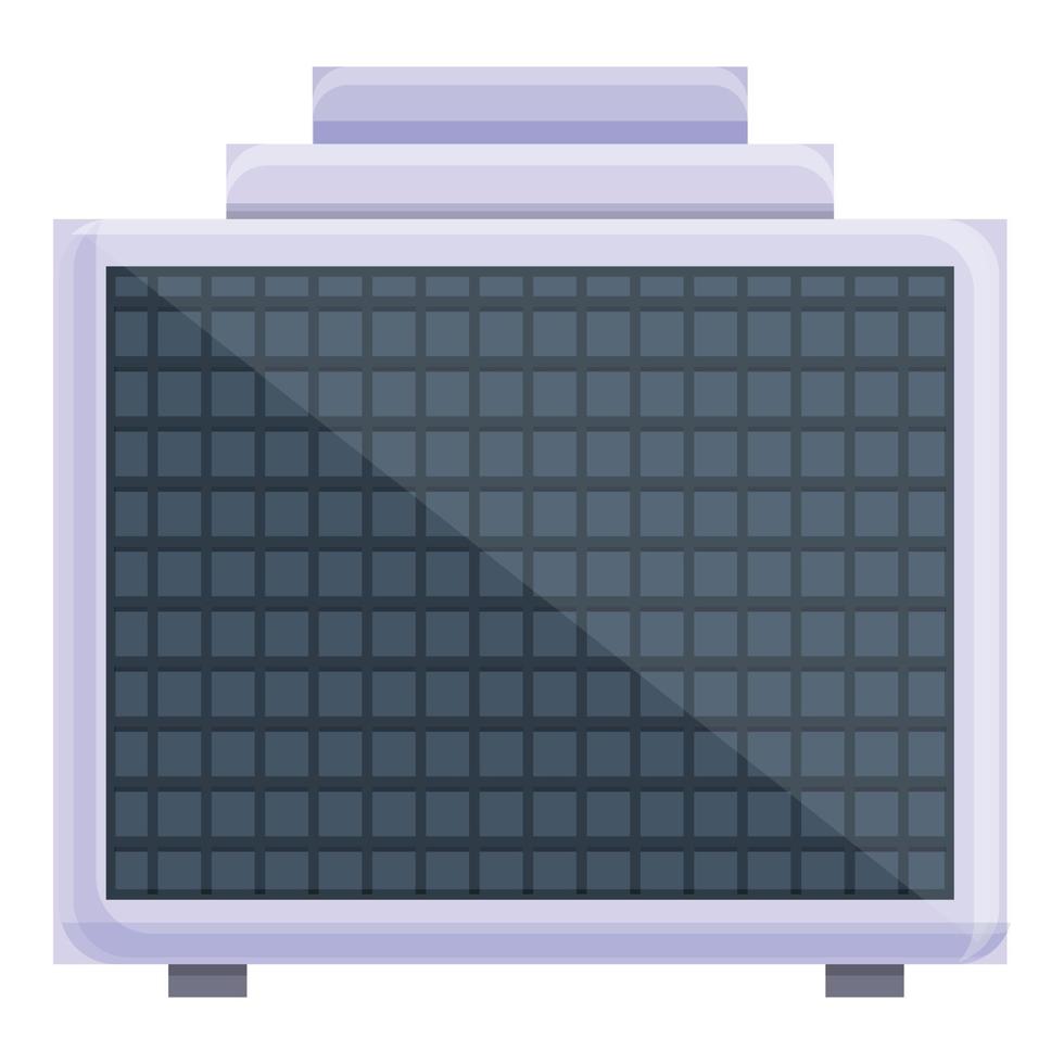 Air filter for pool icon, cartoon style vector