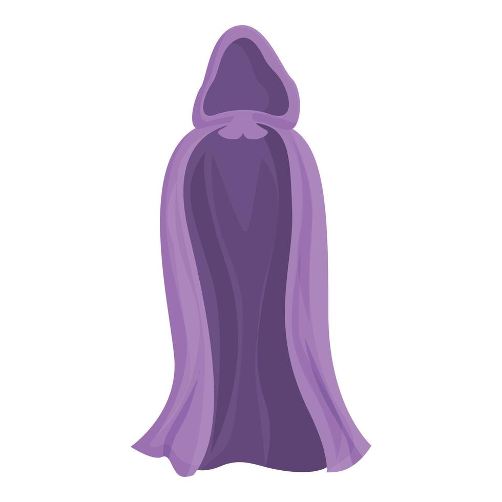 Mafic cloak icon cartoon vector. Superhero mantle vector