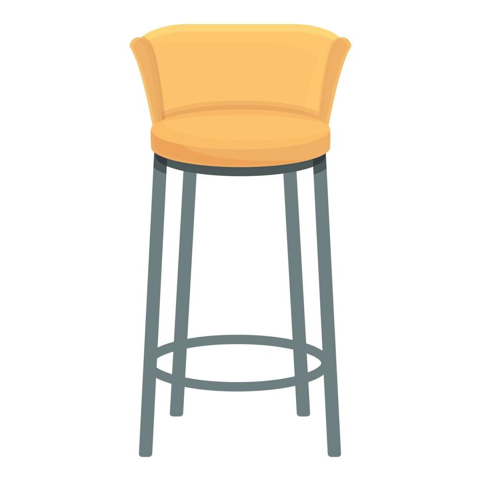 vector de dibujos animados de icono de silla de fiesta. taburete de bar