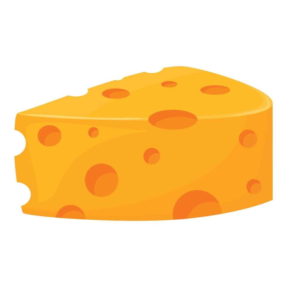 Cheese icon cartoon vector. Shop product vector