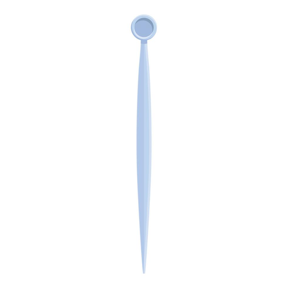 Manicure spoon icon, cartoon style vector