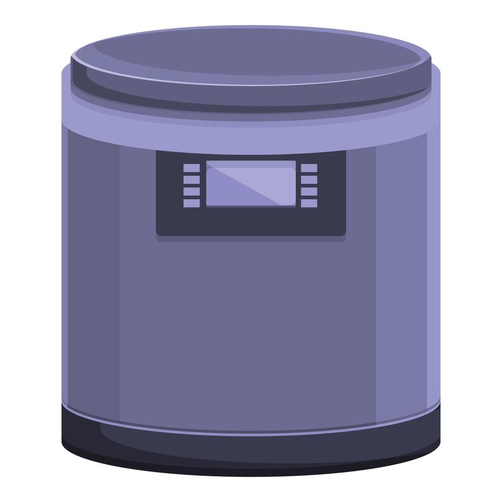 Kitchen bread machine icon cartoon vector. Deep maker vector