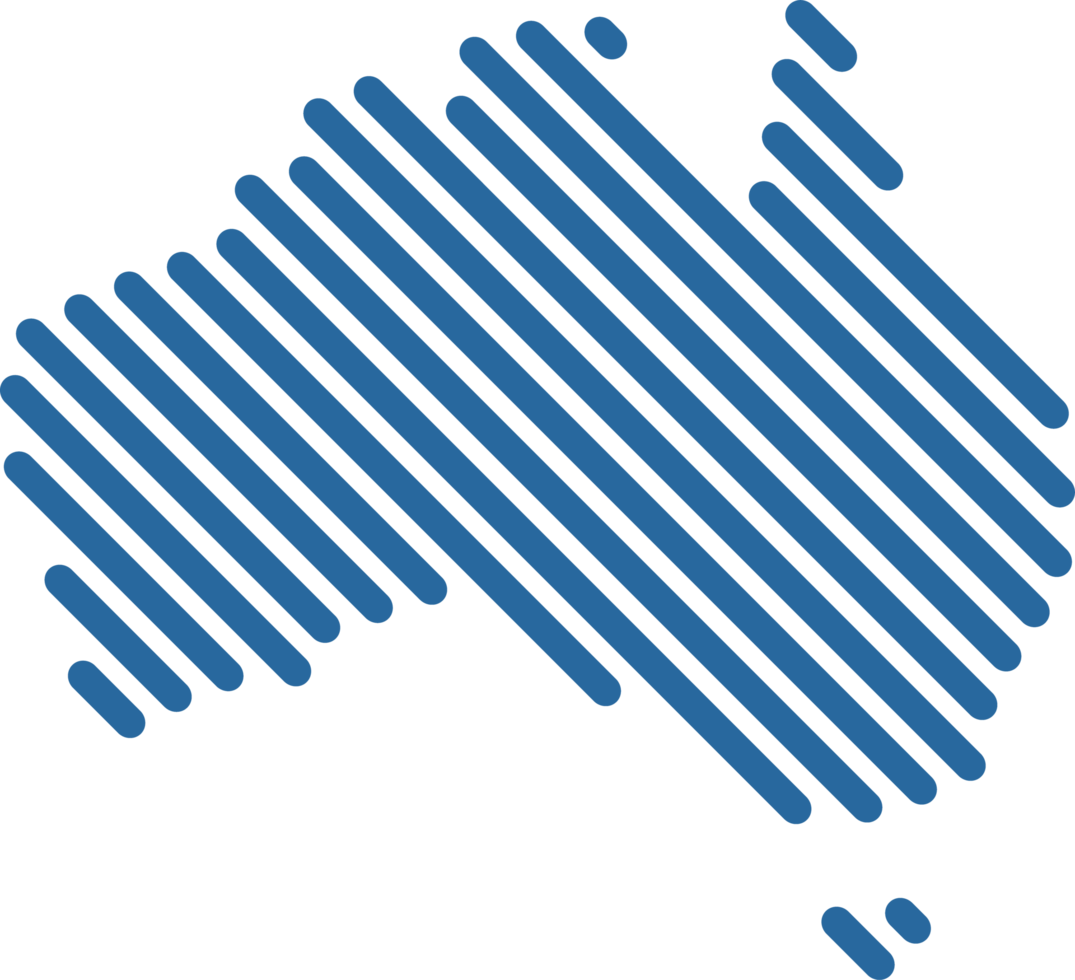 Simplicity modern abstract geometry of Australia map. png