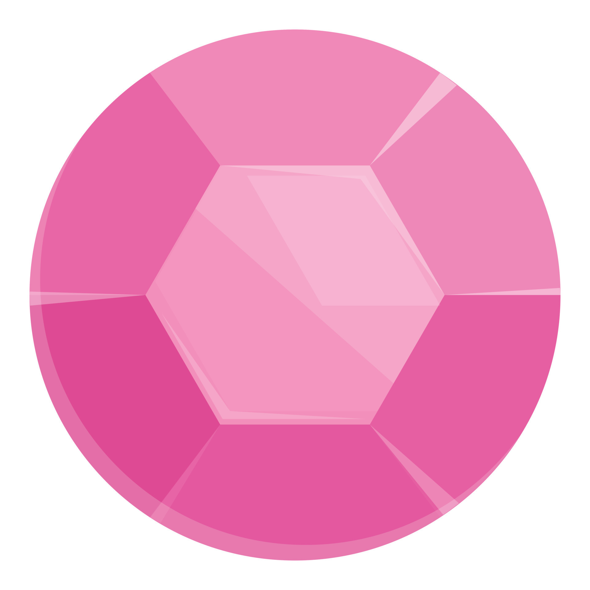 Cartoon Vector Pink Gems Diamonds Icons Stock Vector (Royalty Free)  444887014