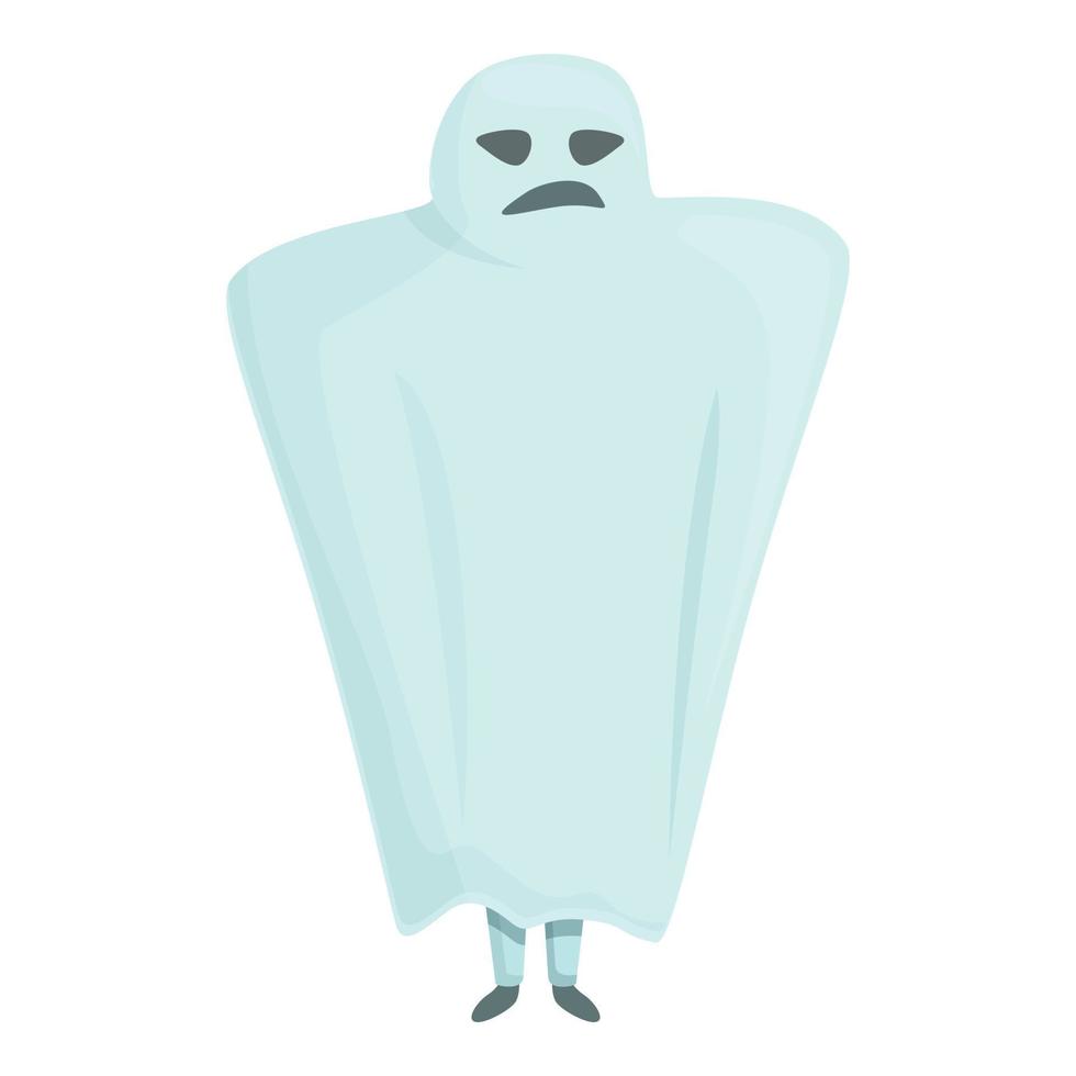 Ghost costume icon cartoon vector. Kid character vector