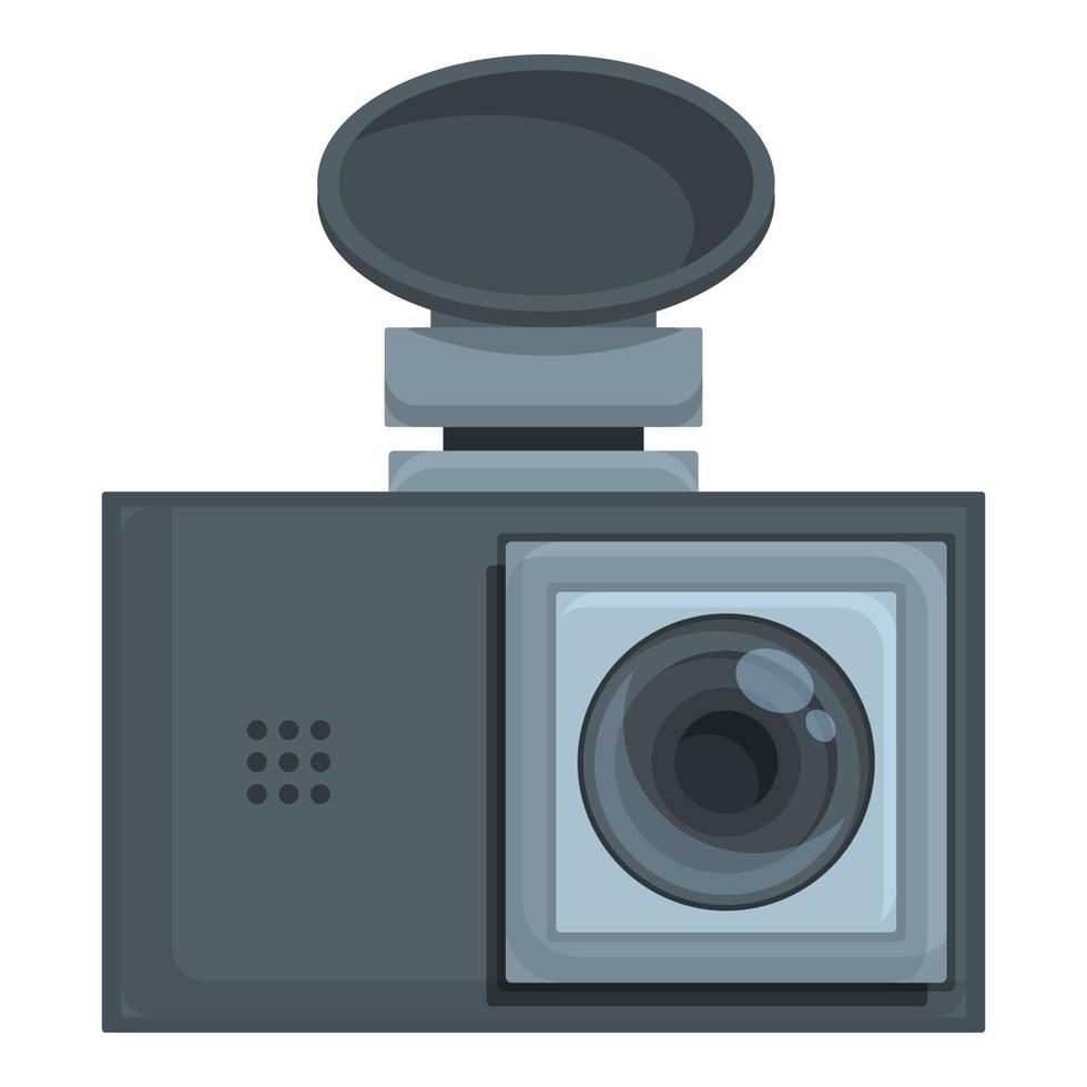 Dashcam icon cartoon vector. Video recorder vector