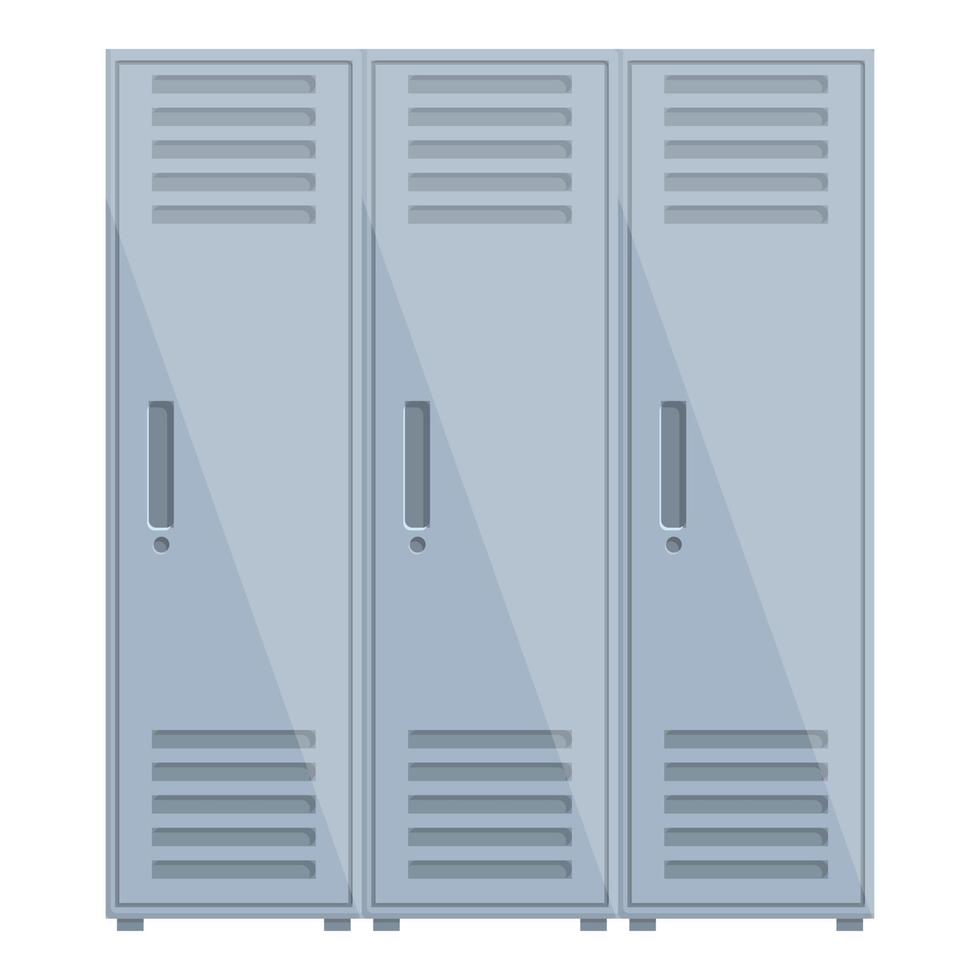 Deposit room secure icon, cartoon style vector