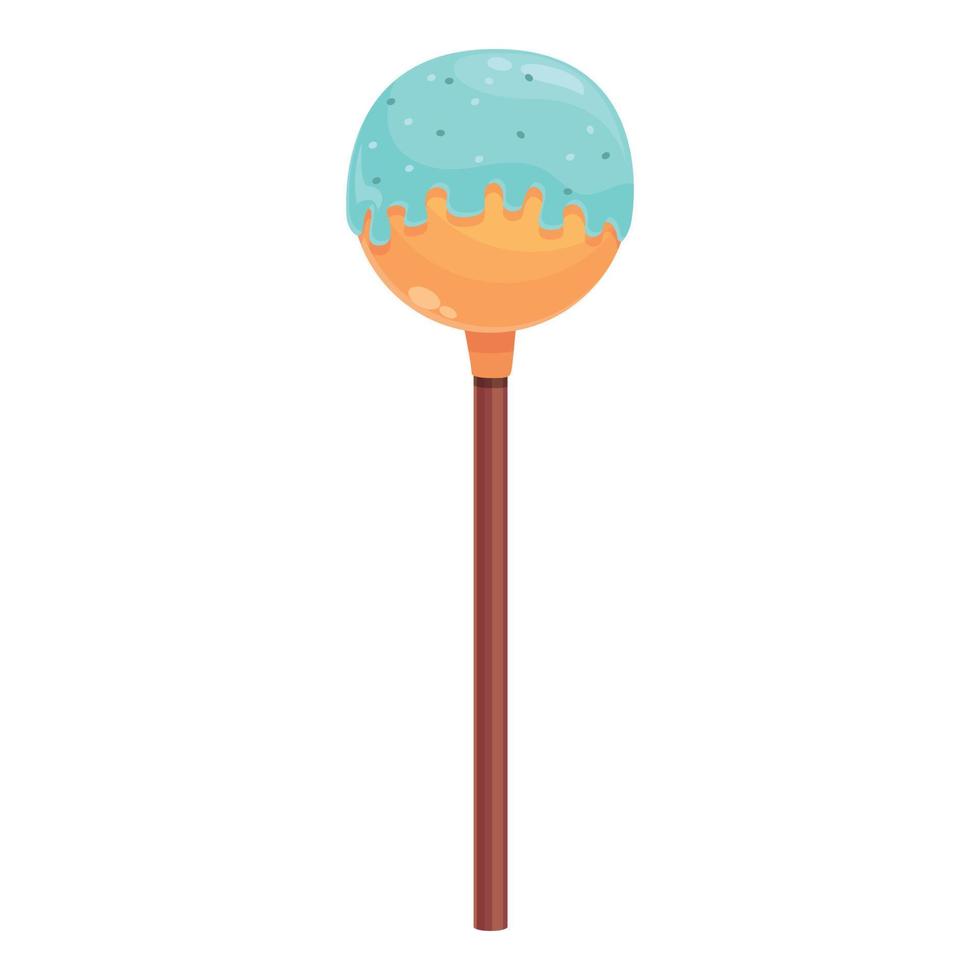 Sugar cake pop icon cartoon vector. Candy stick vector