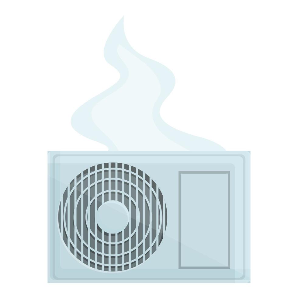 Change air conditioner icon cartoon vector. Maintenance service vector