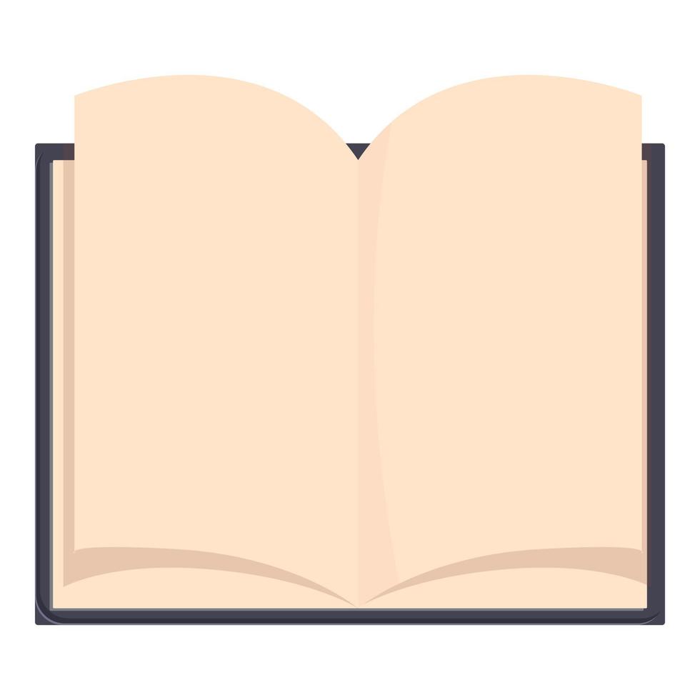Digital open book icon cartoon vector. Online read vector