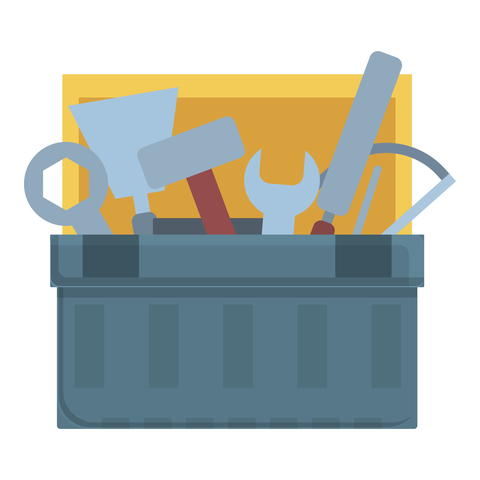 Repair box icon cartoon vector. Tool construction 14342839 Vector Art