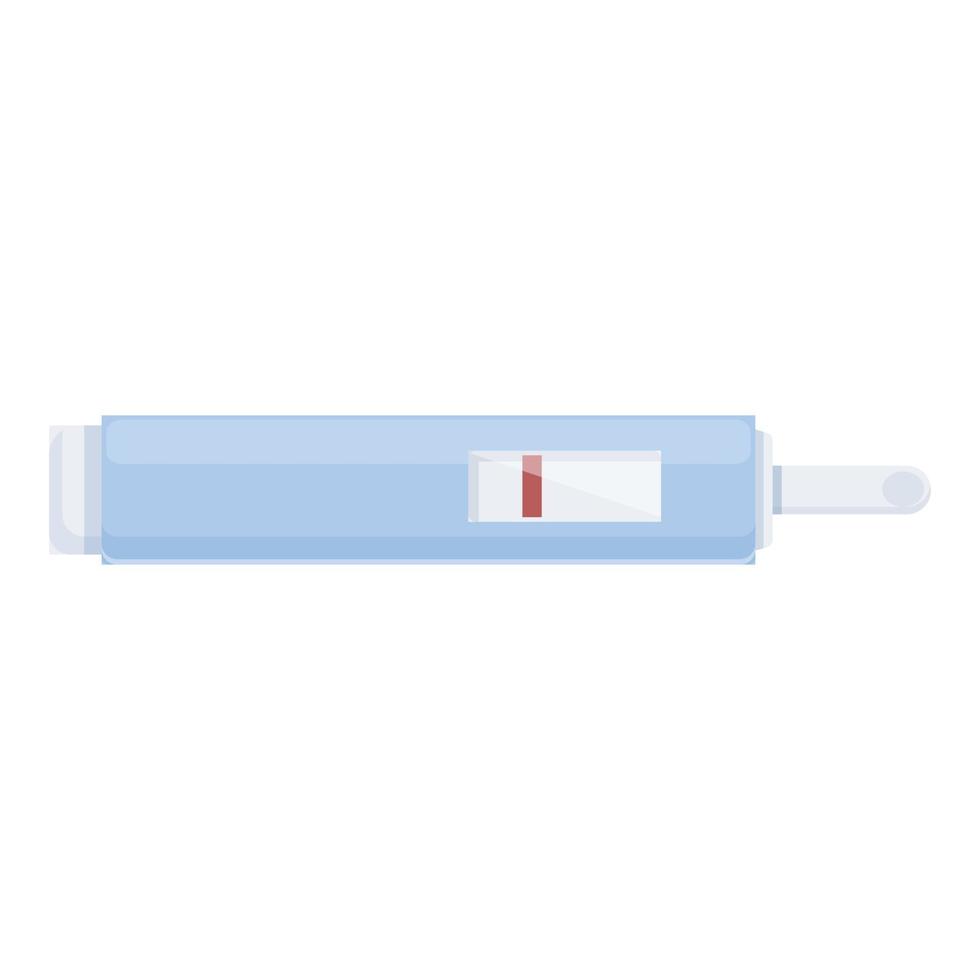 Pregnant test icon cartoon vector. Positive stick vector