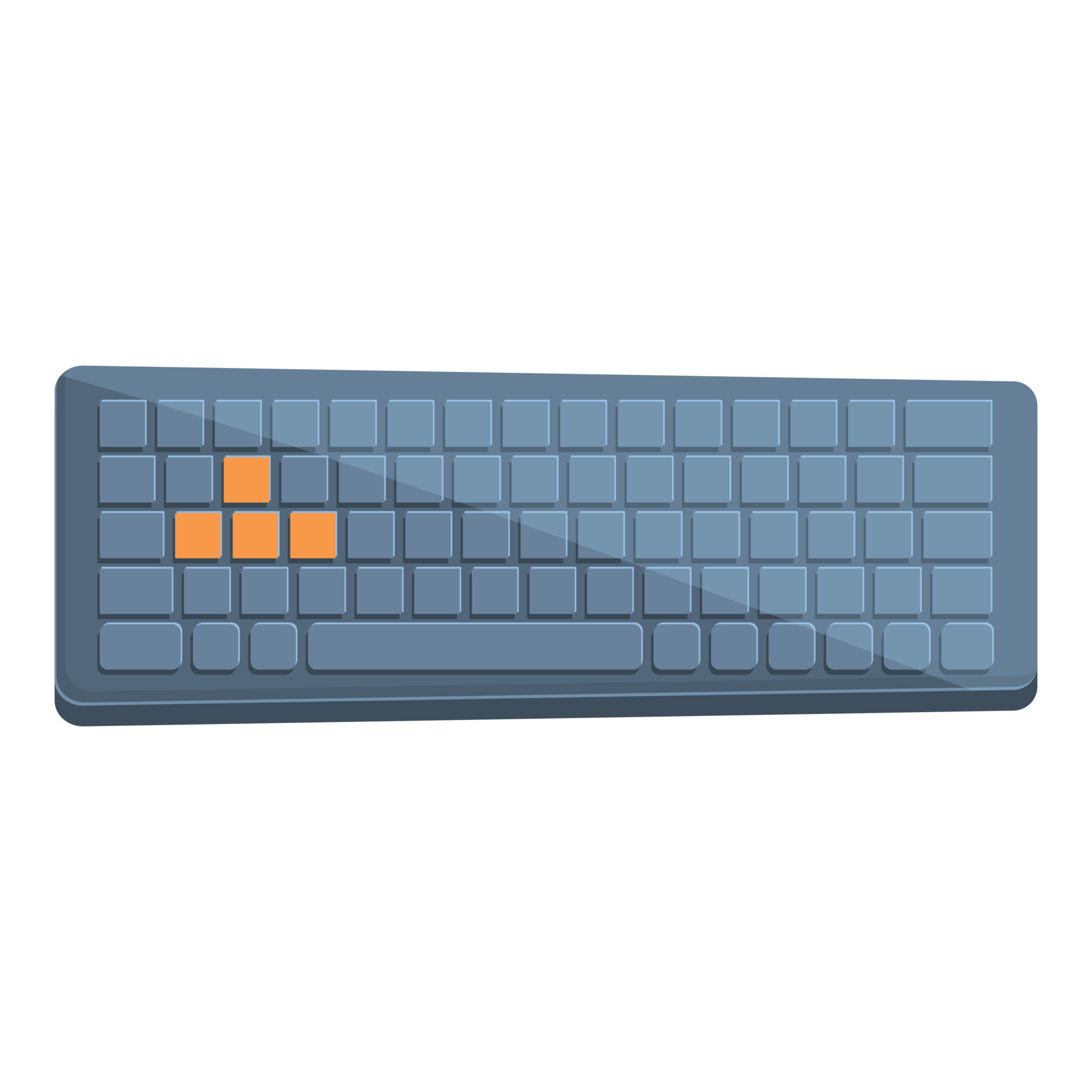 Gaming keyboard icon cartoon vector. Game sport 14342884 Vector Art at Vecteezy