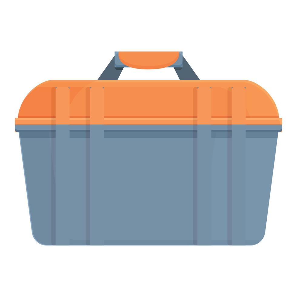 Equipment box icon cartoon vector. Repair kit vector