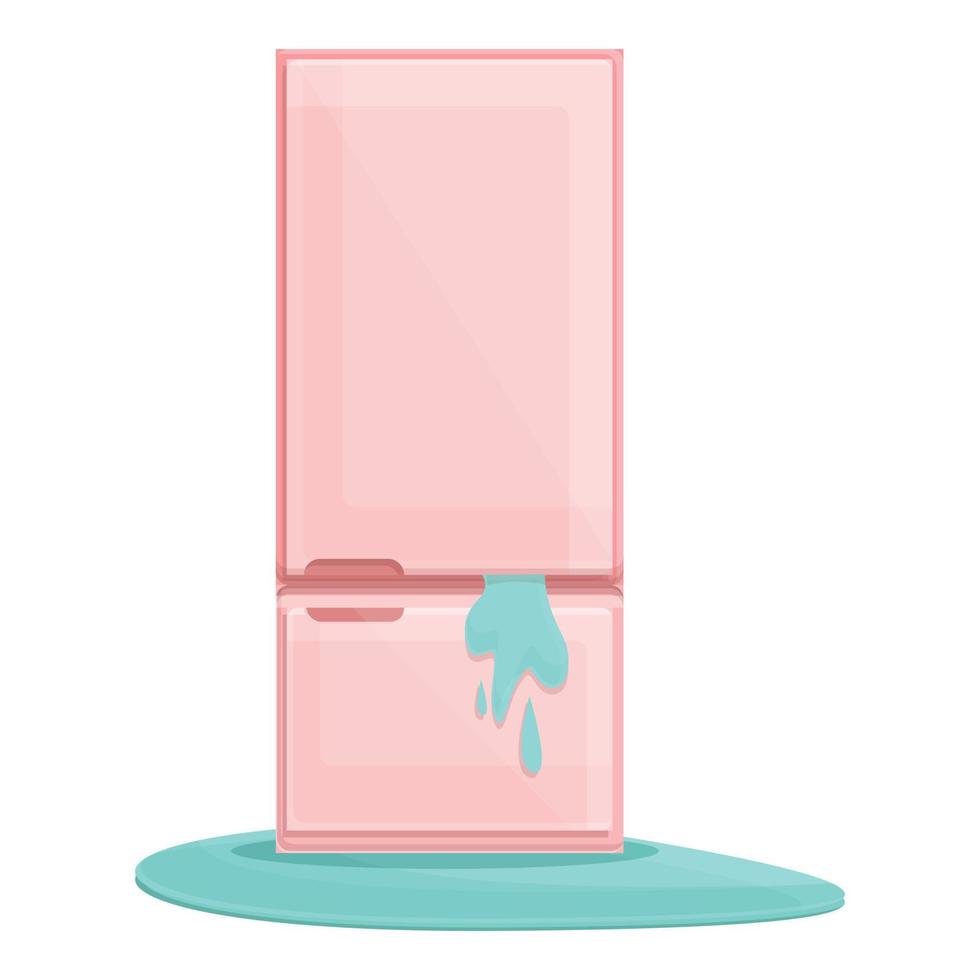 icono de reparación de refrigerador de cocina, estilo de dibujos animados vector