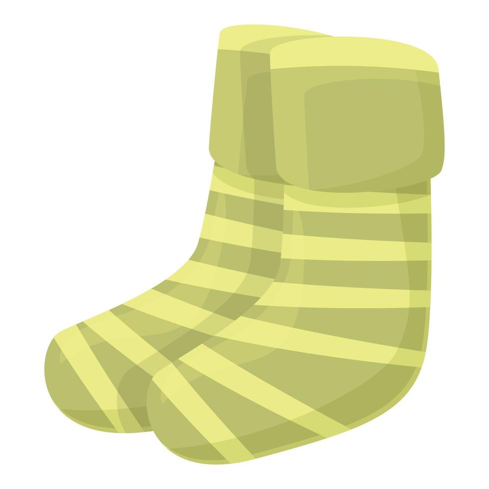 vector de dibujos animados de icono de medias. calcetín de invierno  14343105 Vector en Vecteezy