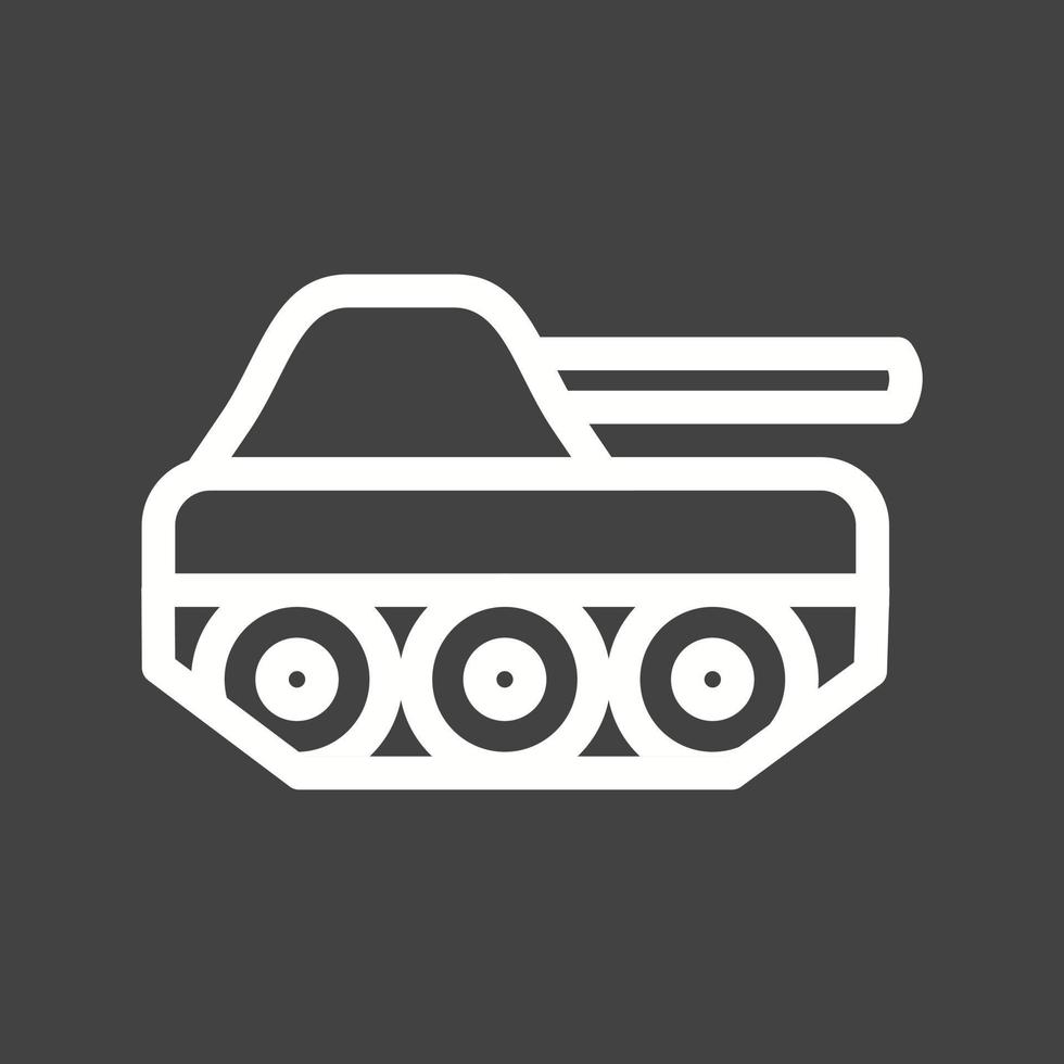 icono de línea de tanque invertida vector